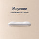 Oreiller Nuitalie, hauteur moyenne : 6 cm de haut, 50 × 30 cm